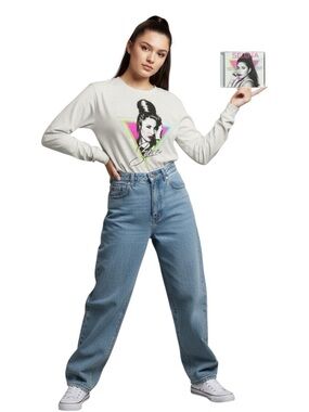 Old Navy Kids Music Legend Selena Graphic Long Sleeves Tee Size Large NWOT